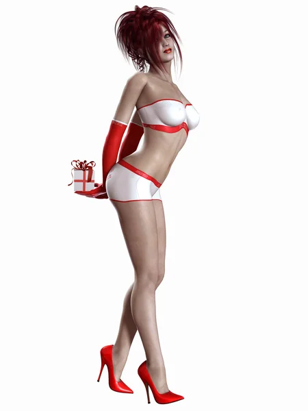 Menina de Natal sexy — Fotografia de Stock