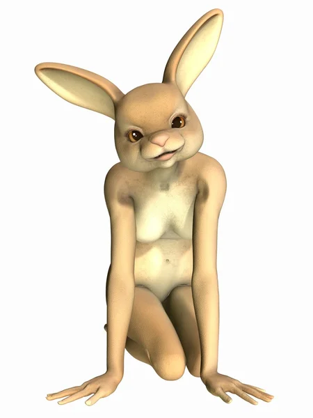 Cute Toon Figure - Rabbit — Stock Photo, Image