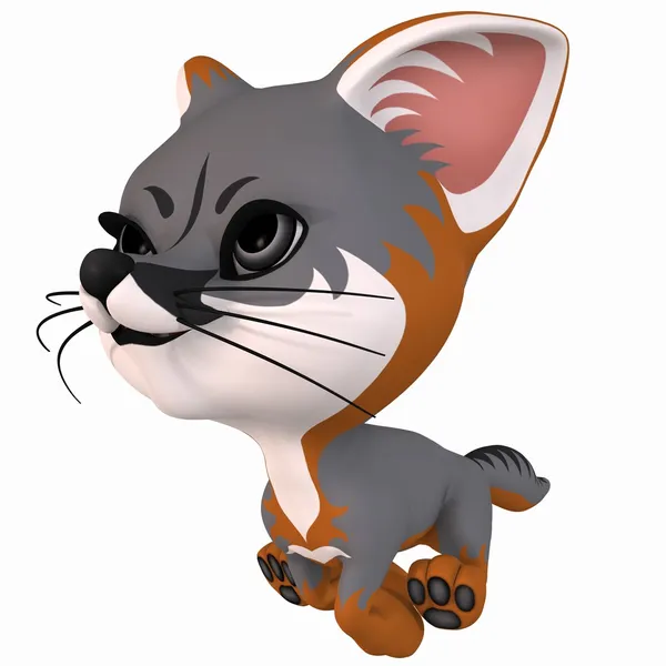 Toon Grey Fox — Stock Photo, Image