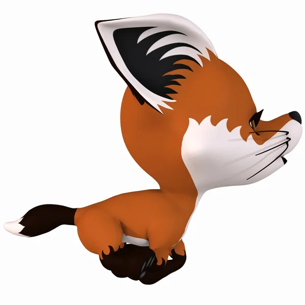 Toon Red Fox — Fotografia de Stock