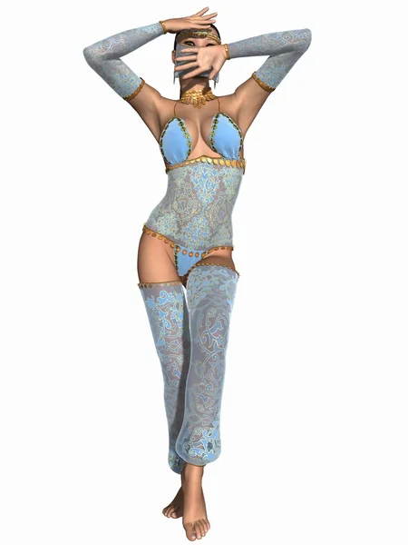 Sexy Oriental Dancer — Stock Photo, Image