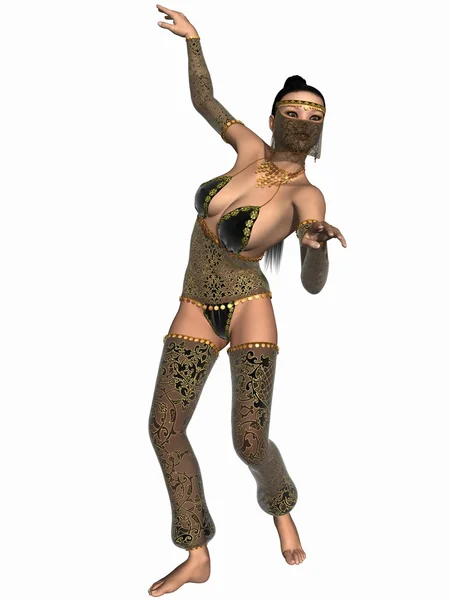 Sexy orientalische Tänzerin — Stockfoto