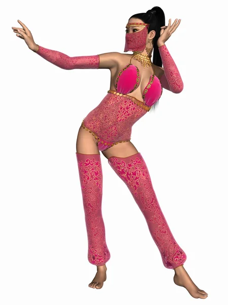 Sexy orientalische Tänzerin — Stockfoto