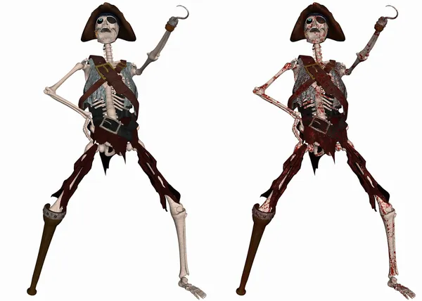 Πειρατής σκελετός — Φωτογραφία Αρχείου