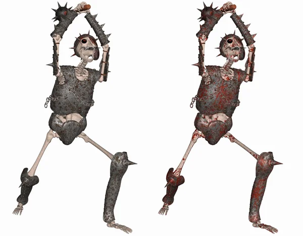 Σκελετός πολεμιστής — Φωτογραφία Αρχείου