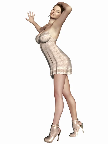 Menina sexy com lingerie quente — Fotografia de Stock