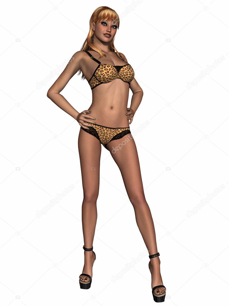 Sexy Mädchen Mit Heißer Unterwäsche Stockfotografie Lizenzfreie