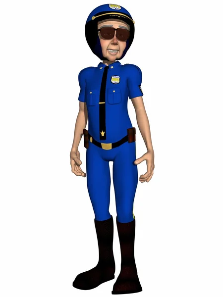 Oficial de policía de Toon — Foto de Stock