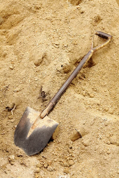 Old dirty shovel — Stock Photo, Image