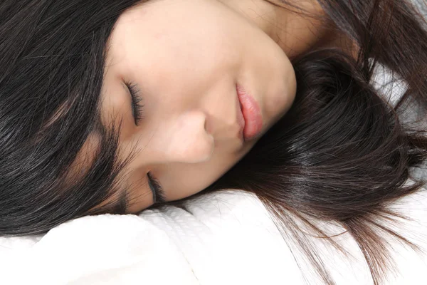 Asiática mujer durmiendo — Foto de Stock