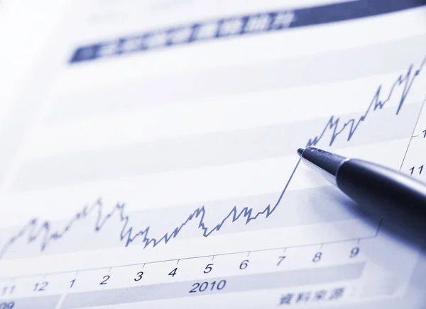 Finansiell analys — Stockfoto