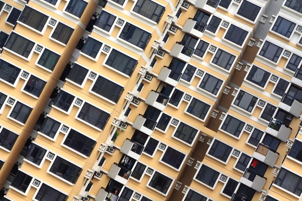 stock image Crowded apartment block