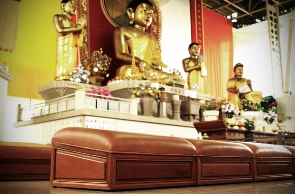 Worship seat of chinese temple — Stock Photo, Image