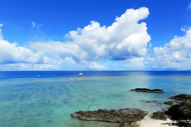 deniz manzarası: okinawa, japan