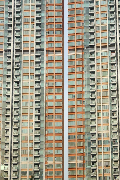 Überfüllter Wohnblock — Stockfoto