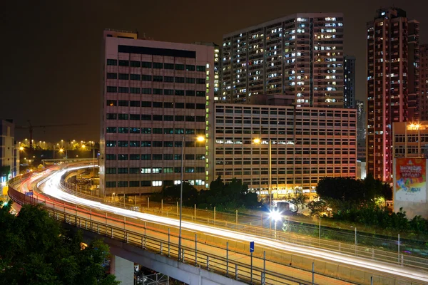 Hong Kong 's nachts — Stockfoto