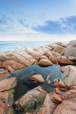 Seascape in Cheung Chau, Hong Kong clipart