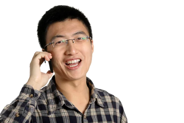 Hombre hablar por teléfono — Foto de Stock