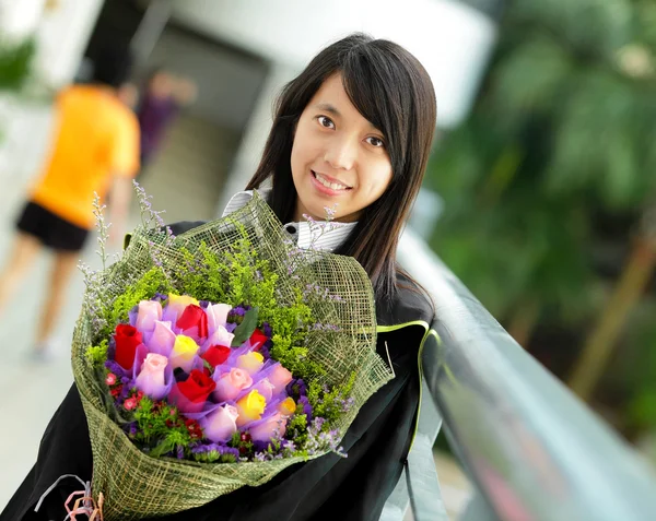 아시아 여자 졸업 — 스톡 사진