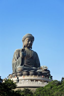 Tian Tan Buddha in Hong Kong clipart