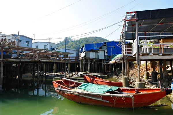 Tai Rybářská Vesnice Hong Kongu — Stock fotografie