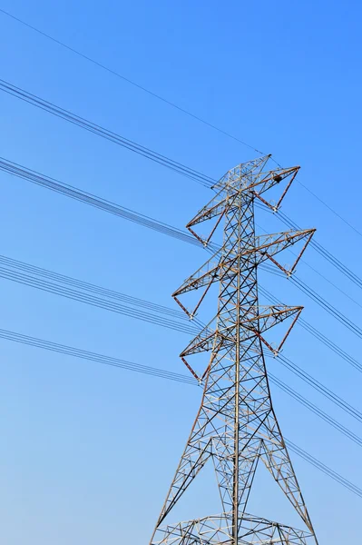 Power Transmission Tower Stock Photo