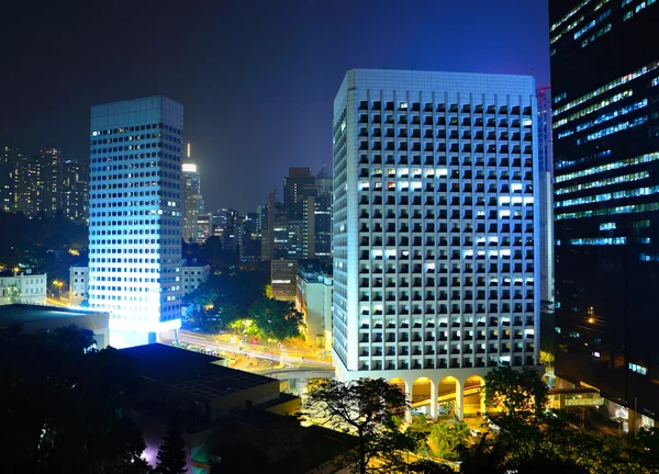 Hong Kong por la noche —  Fotos de Stock