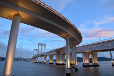 Sai Van bridge in Macau clipart