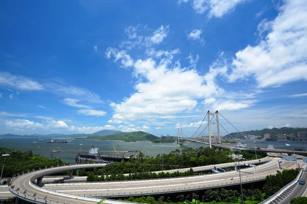 Tsing Brücke — Stockfoto