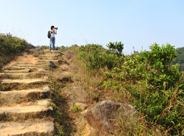 Fotoğrafçı hiking