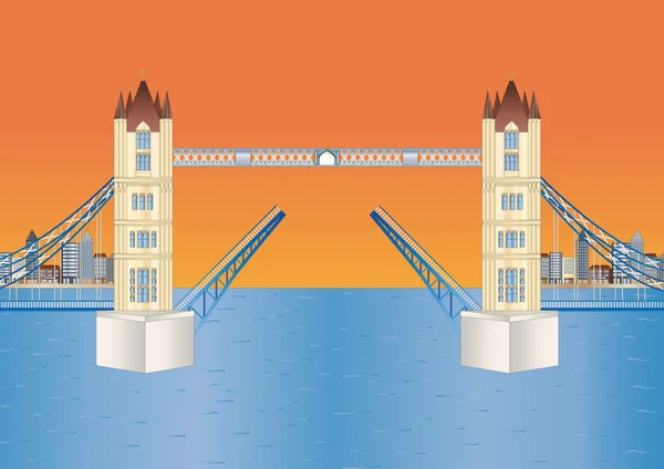 Illustration Tower Bridge London — Stockfoto