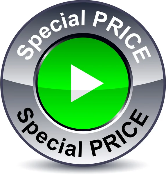 Special price round button. — Stockvector