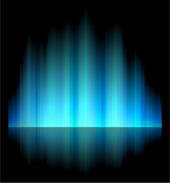 Noordelijke aurora. — Stockvector