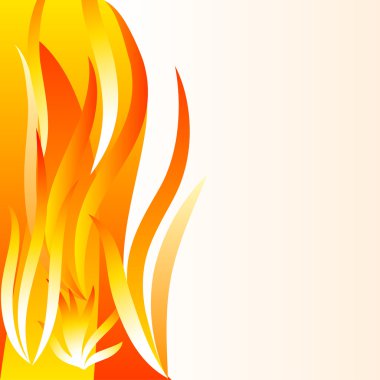 Flame background. clipart