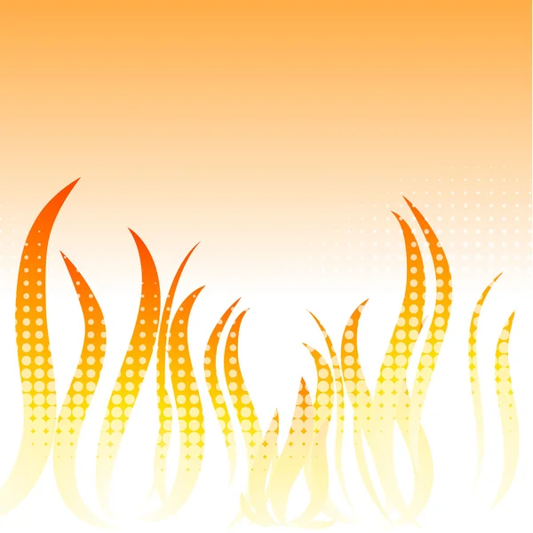 Flame background. — Stock Vector