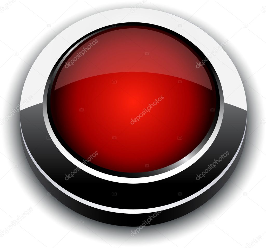 Download Red 3d button | Red 3d button. — Stock Vector ...