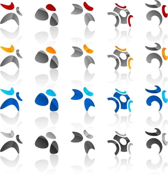 Set of modern emblems. — Stock Vector