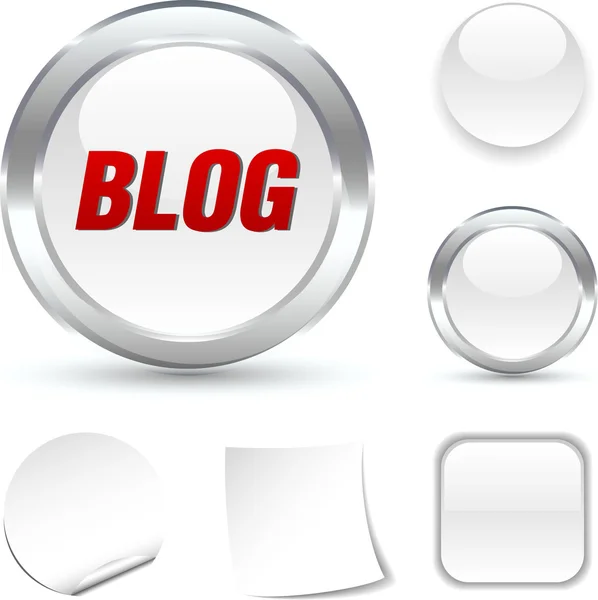 Blog-Ikone. — Stockvektor