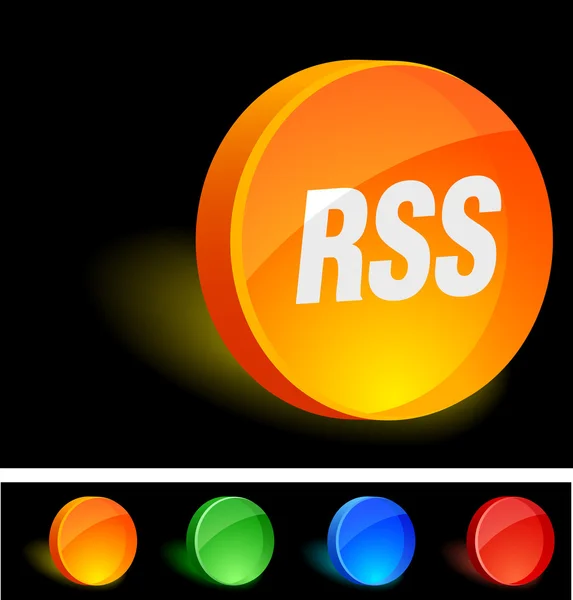 Rss-pictogram. — Stockvector