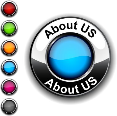 About us button. clipart