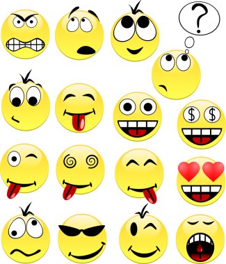 Smileys. [Vector]