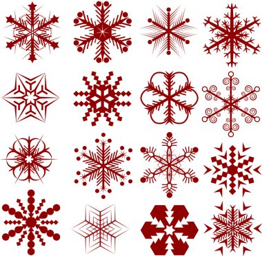 Snowflakes. [Vector].