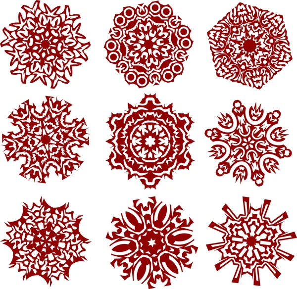 Snowflakes. [Vector]. — Stockový vektor