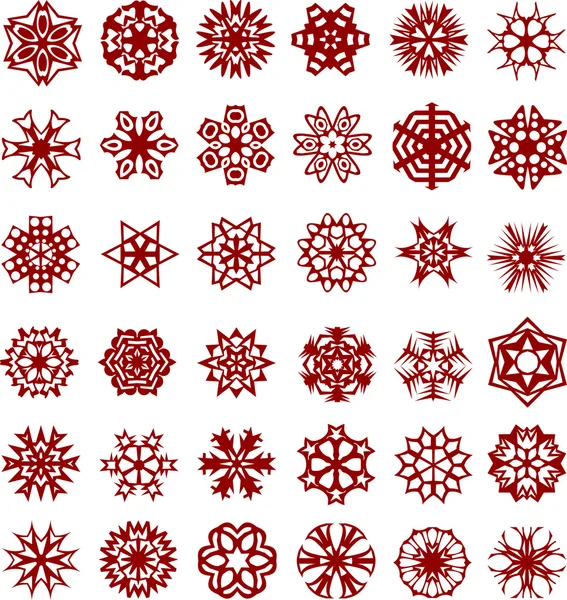 Snowflakes. [Vector]. — ストックベクタ