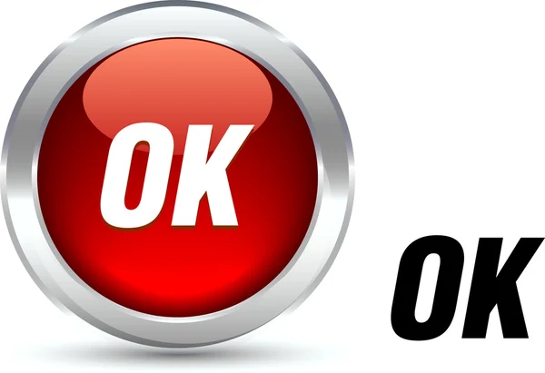 Ok button. — Stock Vector