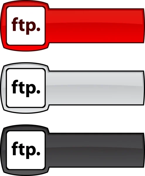 FTP-Taste. — Stockvektor
