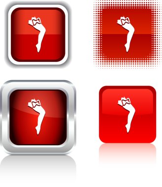 Leg icons. clipart