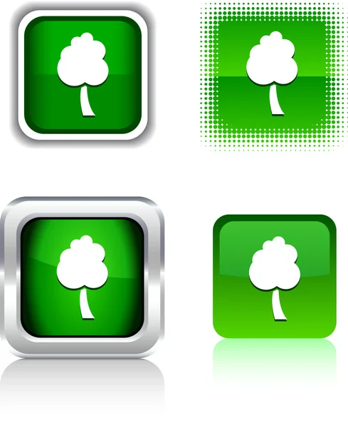 Tree icons. — Stock Vector