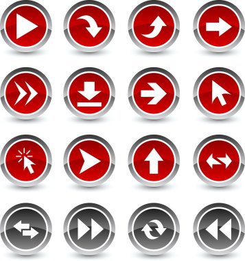 Arrows icons. clipart