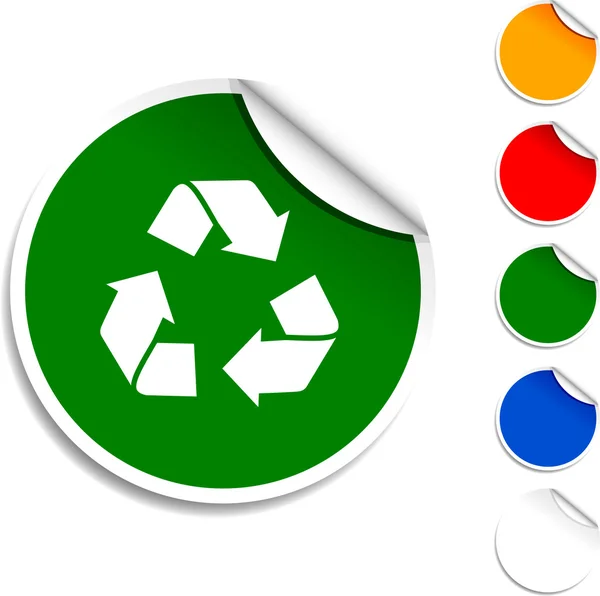 Icono de reciclaje. — Archivo Imágenes Vectoriales